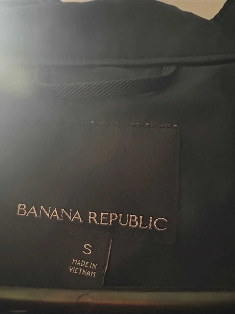 Banana Republic Black Lightweight Zip Jacket